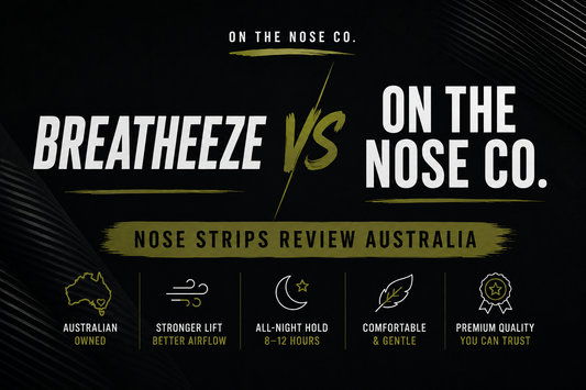 BREATHEEZE vs On The Nose Co.: Which Australian Nose Strip Brand Is Better?