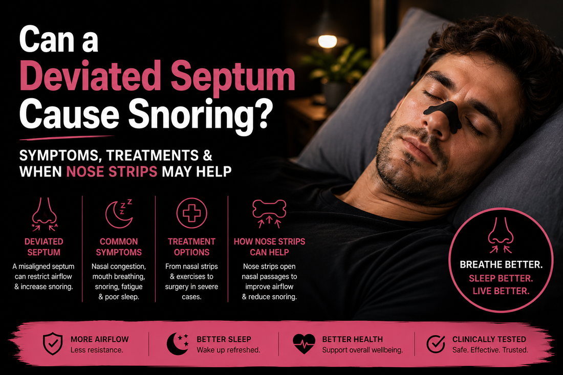 Can a Deviated Septum Cause Snoring? Symptoms, Treatments & When Nose Strips May Help