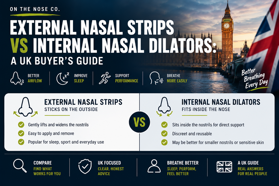 External Nasal Strips vs Internal Nasal Dilators: A UK Buyer’s Guide