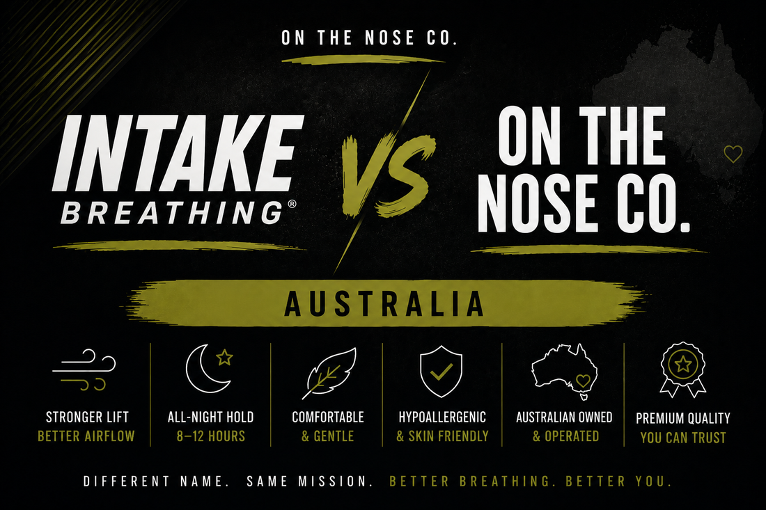 Intake Breathing vs On The Nose Co.: Which Magnetic Nasal Strips Are Better in Australia?