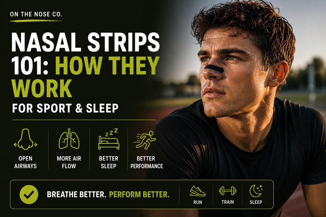 Nasal Strips 101: What They Are, How They Work & Why Athletes Use Them