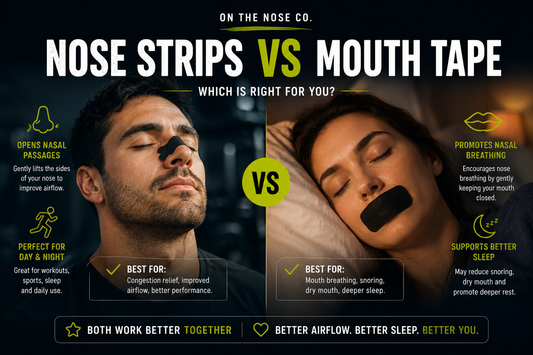 Nose Strips vs Mouth Tape: Which Is Better for Sleep and Breathing?