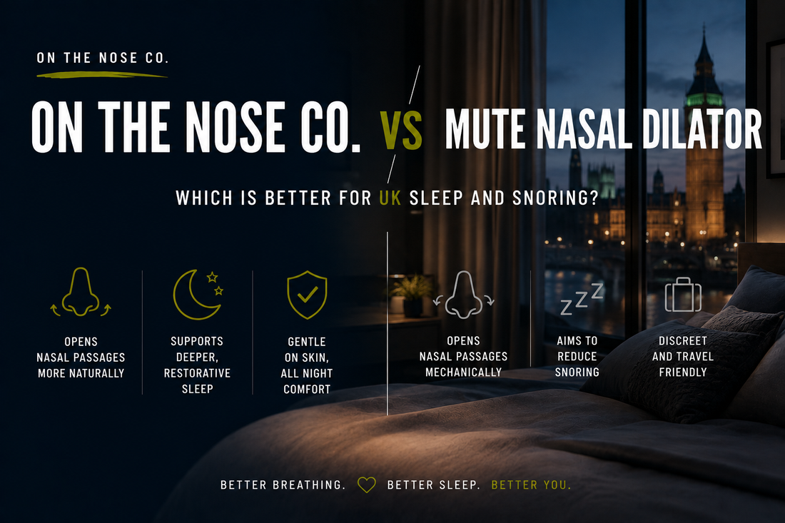 On The Nose Co. vs Mute Nasal Dilator: Which Is Better for UK Sleep and Snoring?