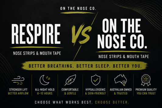 Respire vs On The Nose Co.: Which Nose Strips and Mouth Tape Are Better in Australia?