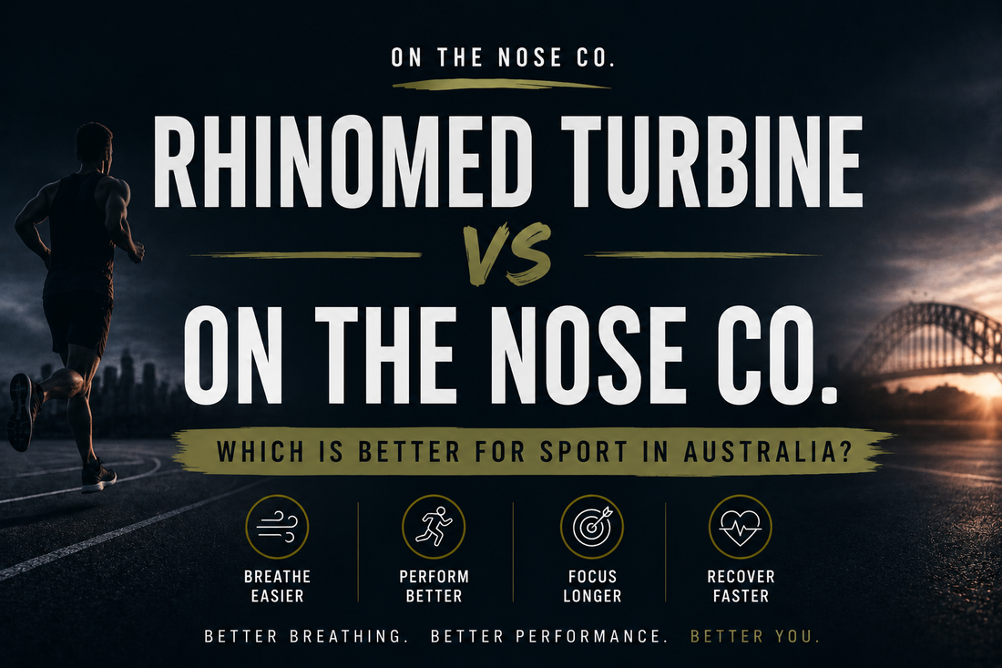 Rhinomed Turbine vs On The Nose Co.: Which Is Better for Sport in Australia?