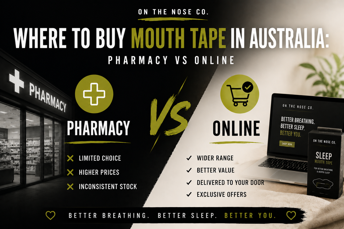 Where to Buy Mouth Tape in Australia: Pharmacy vs Online