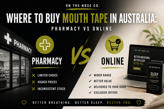 Where to Buy Mouth Tape in Australia: Pharmacy vs Online