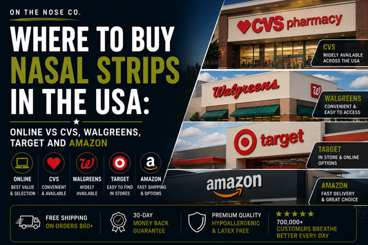 Where to Buy Nasal Strips in the USA: CVS, Walgreens, Target, Amazon or Online?