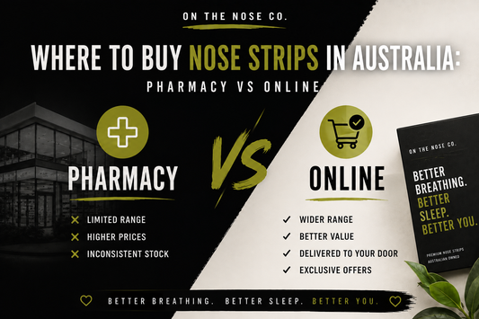 Where to Buy Nose Strips in Australia: Pharmacy vs Online