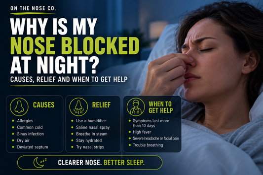 Why Is My Nose Blocked at Night? Causes, Relief and When to Get Help