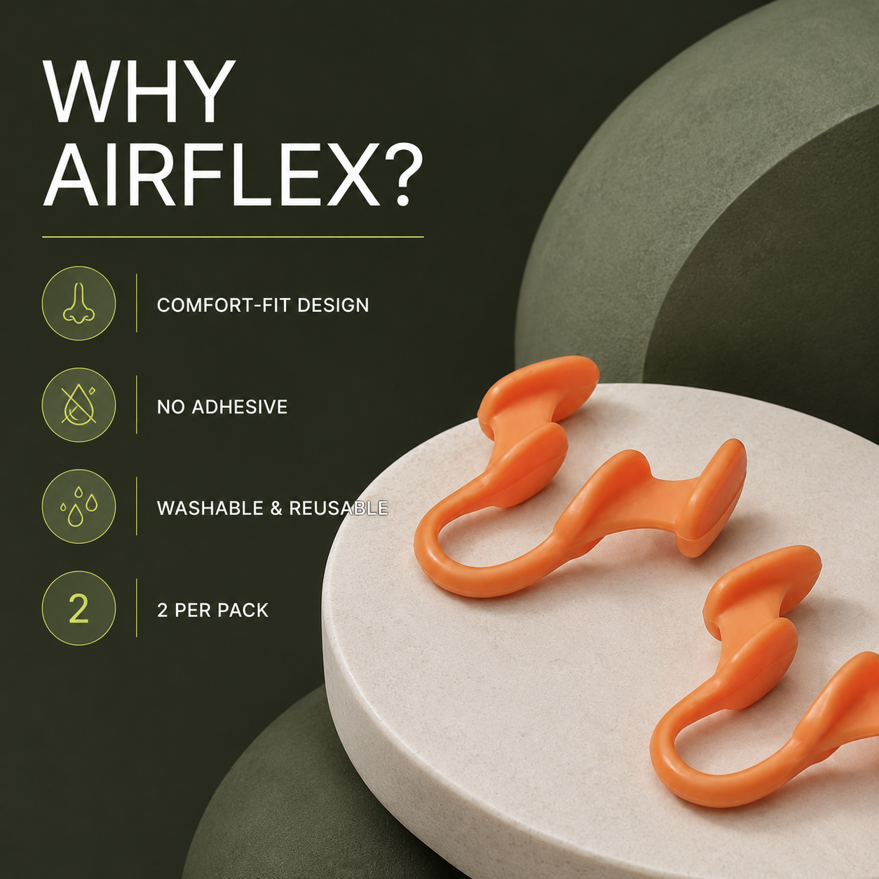 AirFlex Nasal Dilators - 2 Pack