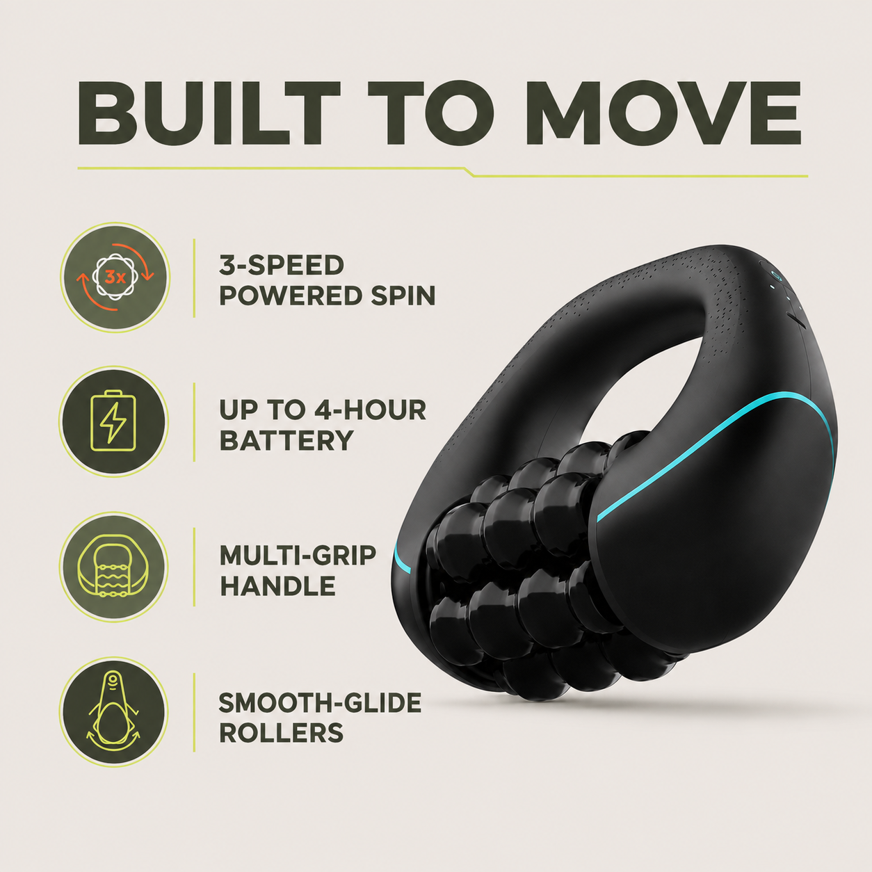 On The Nose Co. Orbit™ Mini Recovery Massager