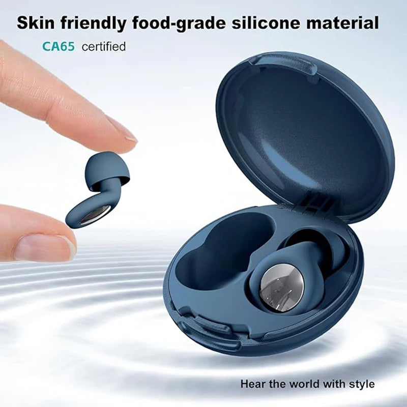 Premium Sleep Ear Plugs – Soft Silicone Noise Blocking Protection