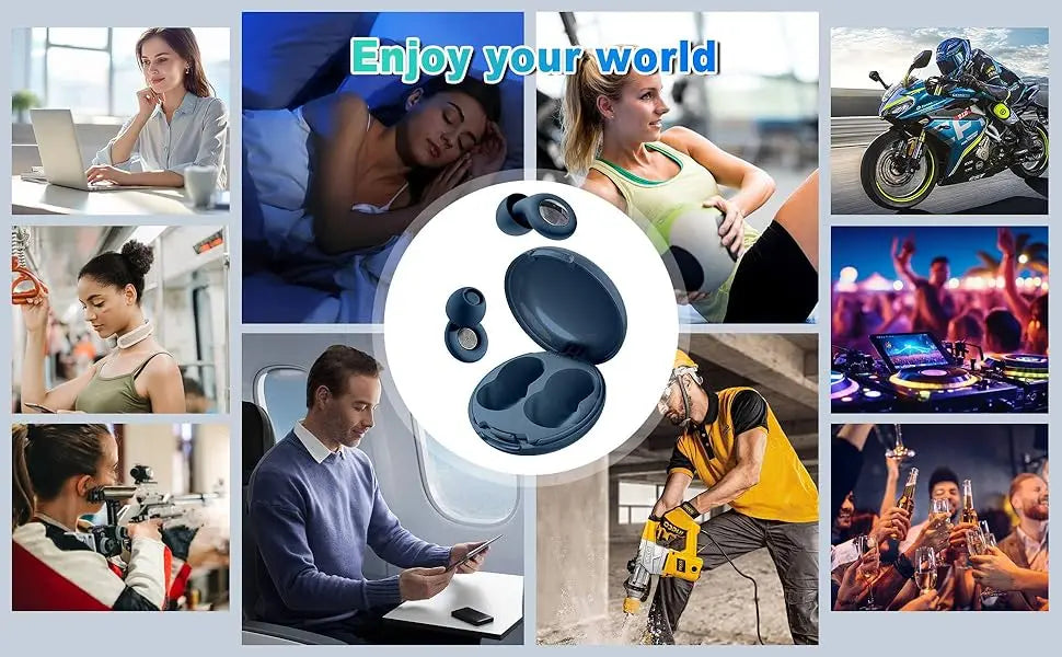 Premium Sleep Ear Plugs – Soft Silicone Noise Blocking Protection