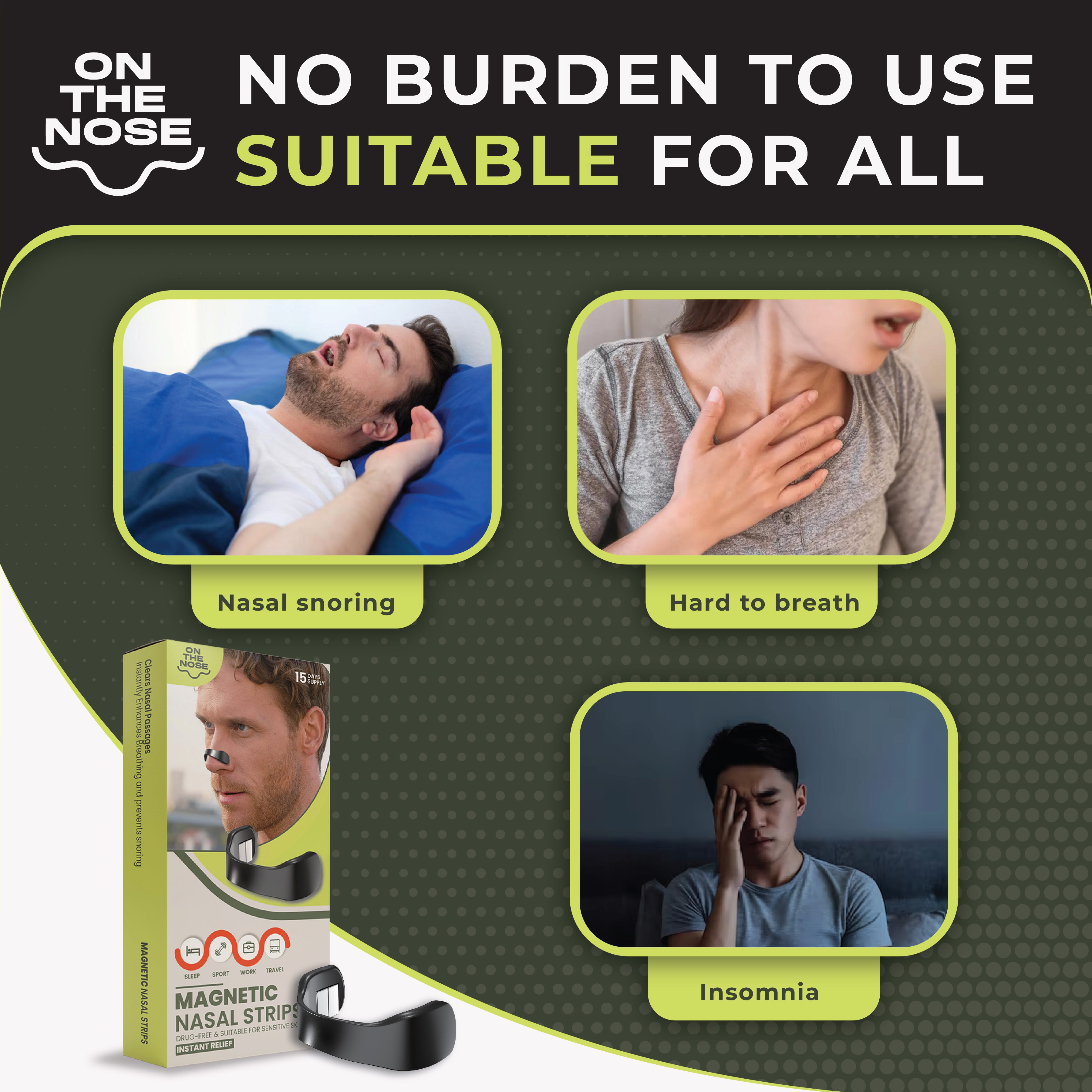 Magnetic Nasal Strips